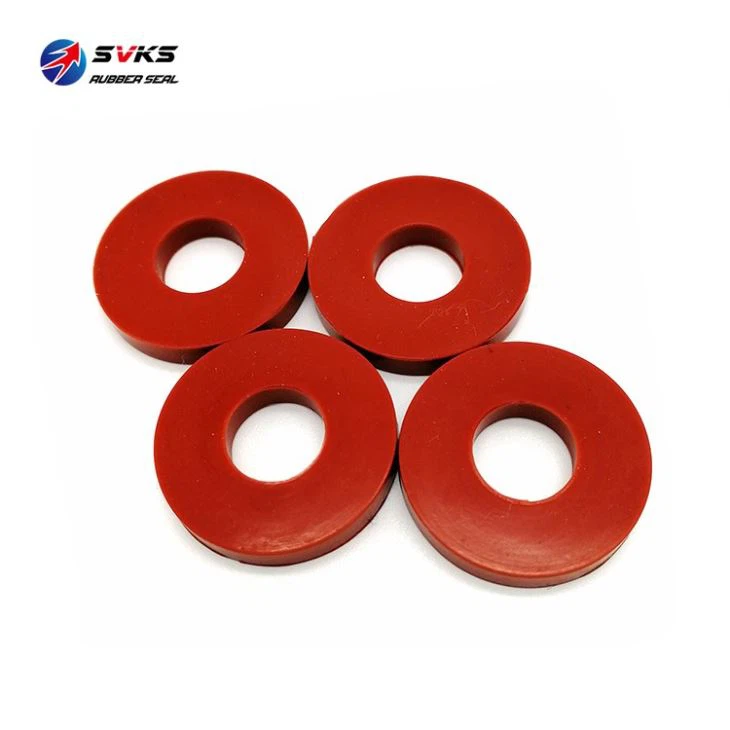 Red Color Rubber Round Flat Washer