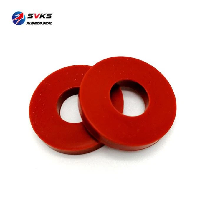 Red Color Rubber Round Flat Washer